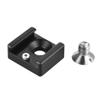 Andoer Cold Shoe Mounting Adapter Base Mount with 1/4 Inch Mounting Screw for DSLR Camera Cage Flash LED Light Microphone (Pack of 1) view 1