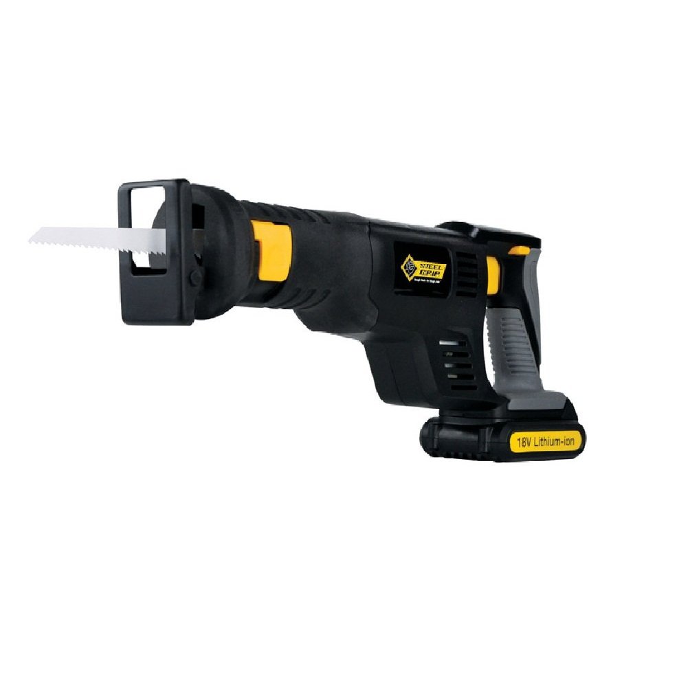 Steel Grip 3/4 in. Cordless Reciprocating Saw 18 Volt 2800 SPM