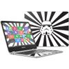 MightySkins Skin Compatible with Samsung Chromebook Plus 12.3"(2017 - Star Rays | Protective, Durable, and Unique Vinyl Decal wrap Cover | Easy to Apply, Remove, and Change Styles | Made in The USA view 1
