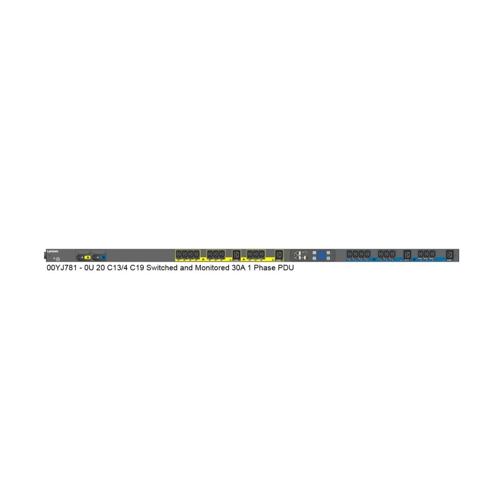 0U 20 C13/4 C19 SWCHD MON 24A 1PHASE PDU