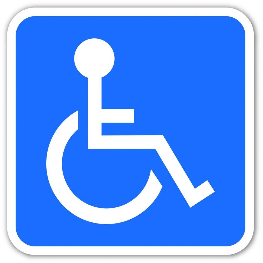 ADA Wheelchair Accessible Sign Vinyl Decal Bumper Sticker