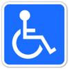 ADA Wheelchair Accessible Sign Vinyl Decal Bumper Sticker view 1