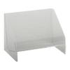 Clear-Ad - CD-01 - Vertical Plastic Desktop CD Display Rack - Standing Countertop Acrylic One Tier Compact Disk Holder (Pack of 16) view 2