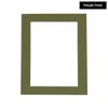 5x7 Mat for 8.5x11 Frame - Precut Mat Board Acid-Free Show Kit with Backing Board, and Clear Bags Dill Green 5x7 Photo Matte Made to Fit a 8.5x11 Picture Frame Matboard for Framing, Pack of 1 Mat view 2