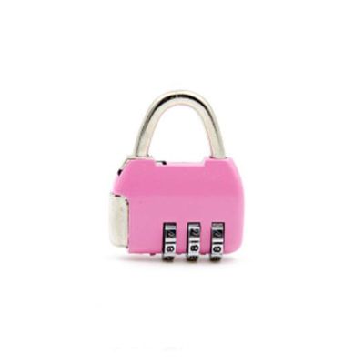 FixtureDisplays 10PK 3 Digit Combination Security Code Padlock for Travel Luggage Suitcase, School, Gym Locker, Sports Locker 15626-PINK-10PK