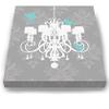 Modern Paris Shabby Chic Chandelier - Paisley & Lovebirds Stretched Canvas Nursery Decor - Wall Art that Makes a Memorable Baby Gift - Wooden Frame Construction - Ready to Hang 24X30 view 3