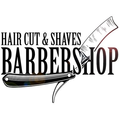 Vinyl Wall Decal Barbershop Hair Cut Shaves Salon Stickers Murals Large Decor (ig4918) Dark Green