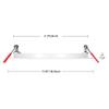 Globe Electric 90933 6" Ultra Slim LED Integrated Recessed Lighting Kit, 12 Watts, Energy Star, IC and Wet Rated, White Finish, 6.31" Hole Size, Dimmer Switch Compatible, 800 Lumens, 3000K view 3
