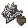 Harley Davidson Chrome SIGNATURE Bar and Shield Indoor Reflective Decal Sticker 4-1/4" x 2-3/4" - Made in the USA! view 1
