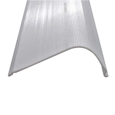 Beam Lighting Under Cabinet Light Cover Replacement | White Ribbed Acrylic Diffuser (Curved, 48")