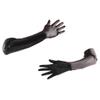 Heavy Weight Latex Mid Gloves (Elbow Length) Fetish - Black (X-Large - Washed & Shined) view 1