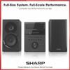 Sharp XL-BH250 Sharp 5-Disc Micro Shelf Executive Speaker System with Bluetooth, USB Port for MP3 Playback, AM/FM, Audio in for Digital Players view 3