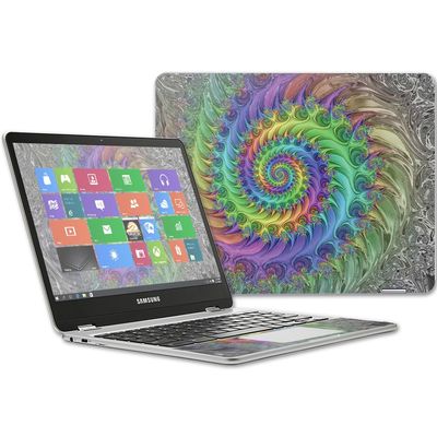 MightySkins Skin Compatible with Samsung Chromebook Plus 12.3"(2017 - Tripping | Protective, Durable, and Unique Vinyl Decal wrap Cover | Easy to Apply, Remove, and Change Styles | Made in The USA