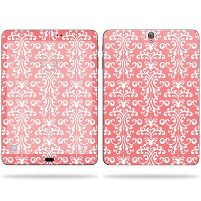 MightySkins Skin Compatible with Samsung Galaxy Tab S3 (2017) 9.7" Sticker wrap Cover Sticker Skins Coral Damask