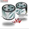 Skin Wrap Decal Set 2 Pack for Amazon Echo Dot 2 - Palms 02 Green (2nd Generation ONLY - Echo NOT Included) view 2