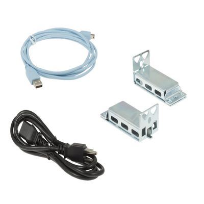 CablesAndKits Accessory Kit Includes RCKMNT-19-CMPCT= Rack Mount Kit, AC Cord, and USB Console Cable Compatible for Cisco 3560X/2960X Compact Switch