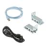 CablesAndKits Accessory Kit Includes RCKMNT-19-CMPCT= Rack Mount Kit, AC Cord, and USB Console Cable Compatible for Cisco 3560X/2960X Compact Switch view 1