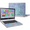 MightySkins Skin Compatible with Samsung Notebook 7 Spin 13.3" (2016) wrap Cover Sticker Skins Carved Blue view 1