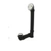 Bath Waste Standard Full Kit - Cp Toe Pop-Up Drain With 2 Hole Face Plate (Abs) view 1