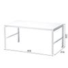Sonic DA-5904-W Desk Stand, 2-tier Height Adjustment, Width 19.3 inches (490 mm), White view 2
