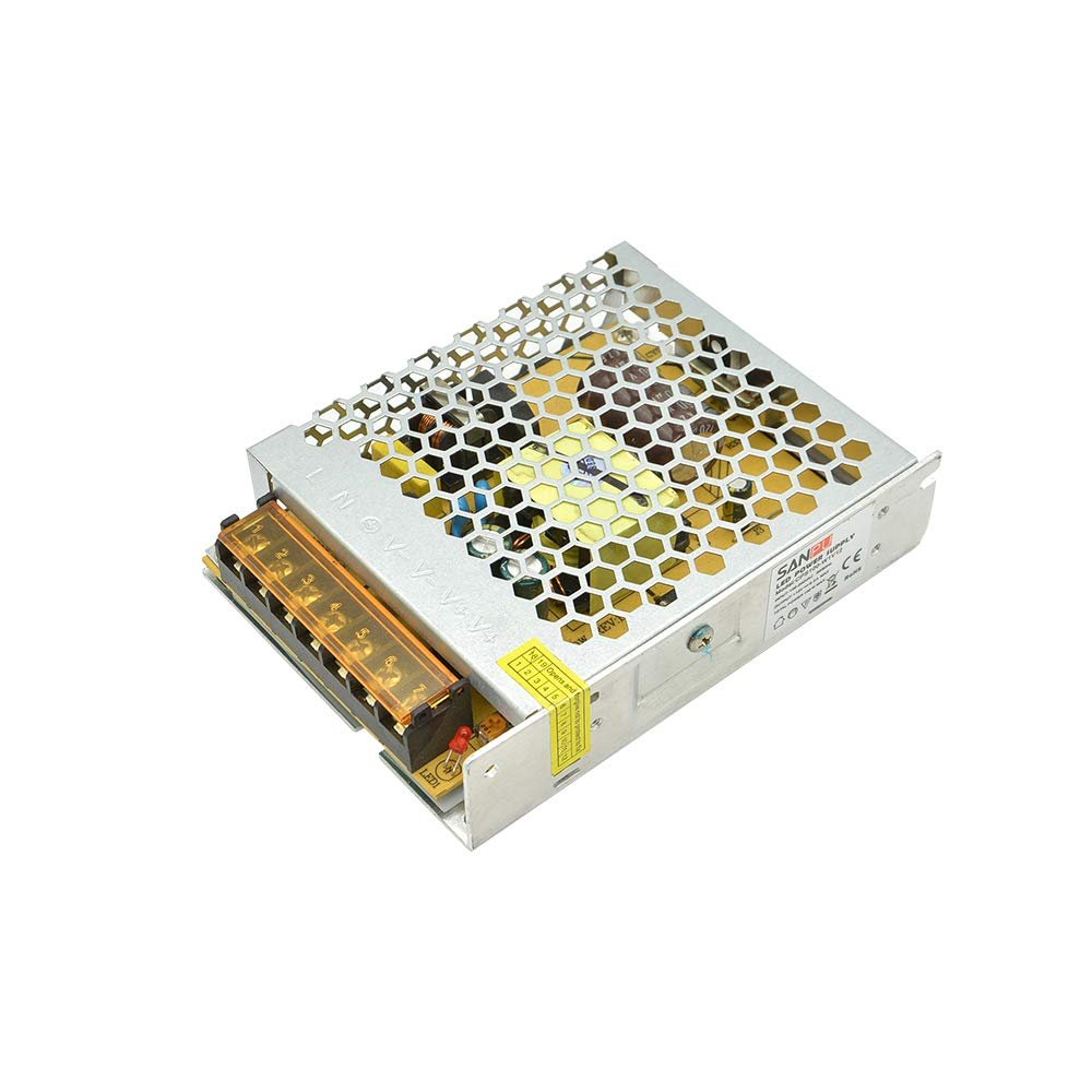 12volt Power Supply 100watt 8A LED Driver 110V 220V AC to DC 12V Lighting Transformer CE RoHS for Indoor LEDs Strips (SANPU CPS100-W1V12)