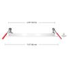 Globe Electric 91126 6" Ultra Slim LED Integrated Recessed Lighting Kit, 4-Pack, 12 Watts, Energy Star, Dimmable Lights, Wet and IC Rated, White Finish, 6.31" Hole Size, Home Renovation view 4