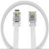 AmzDeals 2-Pack 5 Feet White Telephone Cable 6P4C RJ11 Male to Male, Made in USA Pro Grade Phone Line Cord view 1