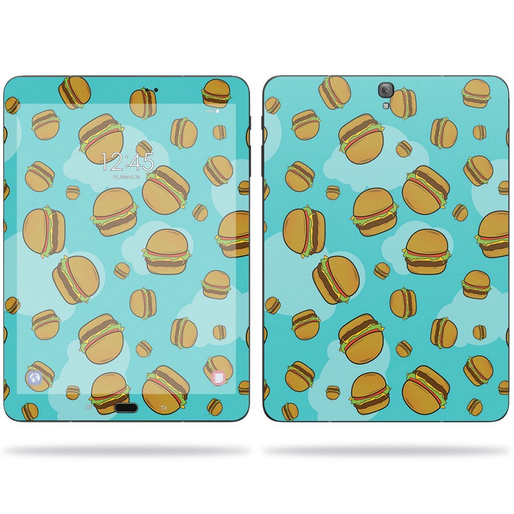 MightySkins Skin Compatible with Samsung Galaxy Tab S3 (2017) 9.7" Sticker wrap Cover Sticker Skins Burger Heaven