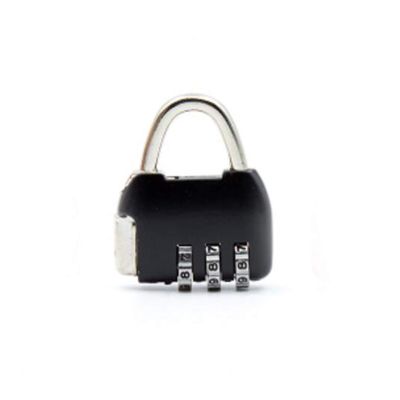 FixtureDisplays 10PK 3 Digit Combination Security Code Padlock for Travel Luggage Suitcase, School, Gym Locker, Sports Locker 15626-BLACK-10PK