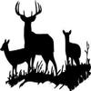 Picniva Orange 16'' X 23'' Buck Deer DOE Hunting Vinyl Wall Decals Quotes Sayings Words Art Decor Lettering Vinyl Wall Art Inspirational Uplifting view 1