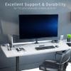 VIVO Ultra Wide Screen TV and Monitor Desk Mount, Adjustable Height and Tilt Stand for Screens up to 42 inches, Black, STAND-V101C view 2