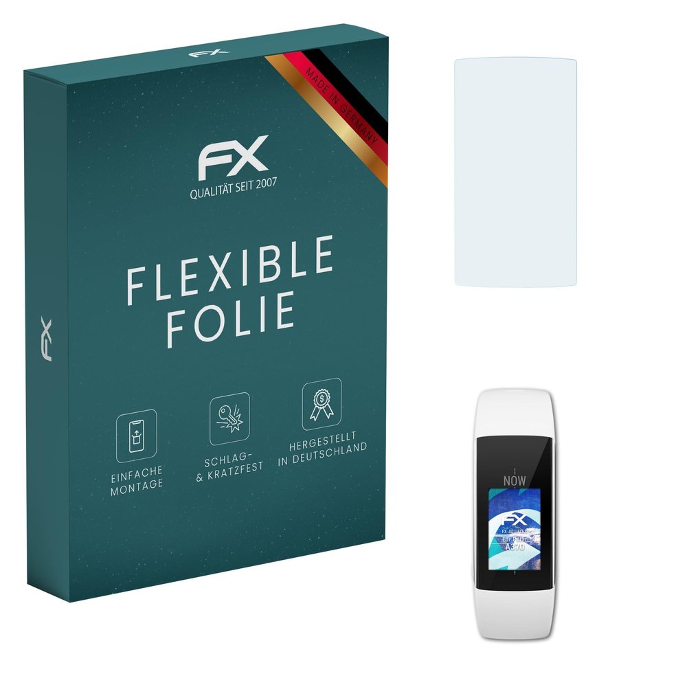 atFoliX Screen Protector compatible with Polar A370 Protector Film, ultra clear and flexible FX Screen Protection Film (3X)