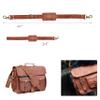VINTAGE COUTURE Leather Adjustable Padded Replacement Shoulder Strap with Metal Swivel Hooks for Messenger, Laptop, Camera, Duffle Bags & More view 4