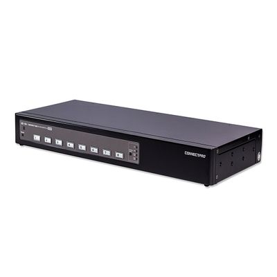 ConnectPro UD Series Kit USB DVI KVM Switch w/DDM & Multi-hotkey (8 Port, 15 ft)