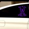 Custom Butterfly 04 in Loving Memory Personalized Car-Wall-Vinyl Decals Stickers, 36 Inches view 1