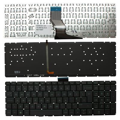 Power4Laptops UK Layout Backlit Black Replacement Laptop Keyboard Compatible with HP Pavilion 15-ab201TX
