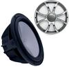 Wet Sounds REVO12HPS4-B Revo High Power 12" Subwoofer with Grill - Black Subwoofer & Gunmetal Steel Grill view 1