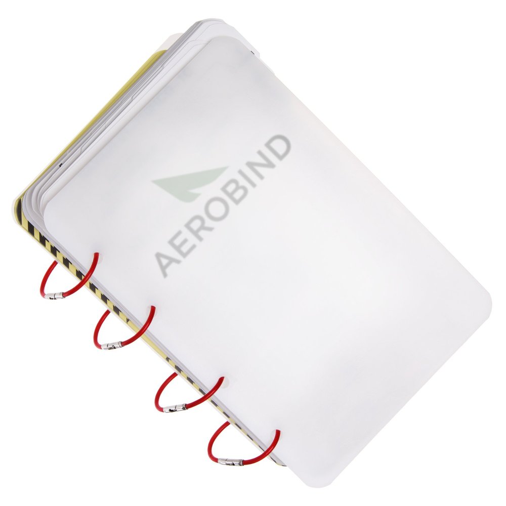 Aeroflex - 5" Red Stainless Steel QRH Rings (100 Pack) - 1.59" Diameter