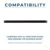 Wind River R18MB 18 in. Extension Downrod | Matte Black | Height Support view 4
