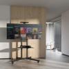 Equip 650603 Base da pavimento per tv a schermo Piatto 177,8 cm (70") Portable Flat Panel Floor Stand Nero view 3