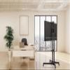 Equip 650603 Base da pavimento per tv a schermo Piatto 177,8 cm (70") Portable Flat Panel Floor Stand Nero view 4