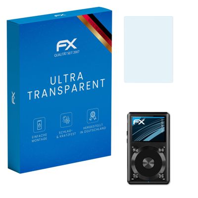 atFoliX Screen Protection Film compatible with FiiO X3 II Screen Protector, ultra-clear FX Protective Film (3X)
