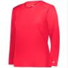 B-Core Ladies' L/S Tee Hot Coral Medium view 1