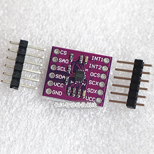 2 pcs lot LSM6DS3 3 axis accelerometer +3 axis gyroscope 6 axis inertia module 6DOF sensor