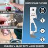 Keyport MOCA 10-in-1 Keychain Multitool - Flat EDC Key Tool - Silver view 2