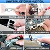 Keyport MOCA 10-in-1 Keychain Multitool - Flat EDC Key Tool - Silver view 4