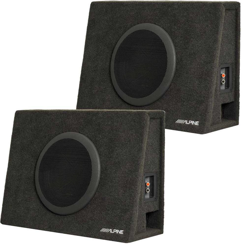 Alpine SBT-S10V Bundle - Two Alpine SWT 10" Loaded Truck Enclosures (2-Ohms Each)