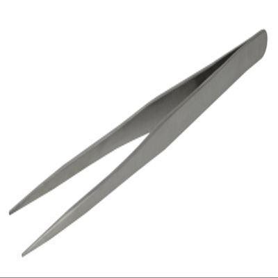 7" Stainless Steel Utility Tweezers w/Smooth Points Jewelry Making Soldering Tool