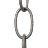 RCH Hardware CH-S56-10-SC Steel Chandelier Chain 9 Gauge, Satin Chrome (1 Foot) view 1