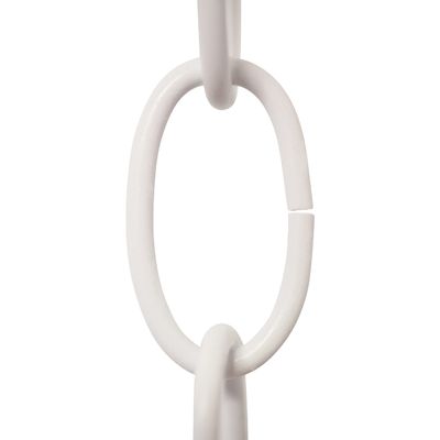 RCH Hardware CH-S56-12-WHT Steel Chandelier Chain 10 Gauge, White (1 Foot)